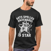 Rats Spelled Backwards Is Star T-Shirt (Vorderseite)