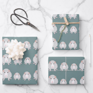 Rats Wrapping Paper Sheets Geschenkpapier Set
