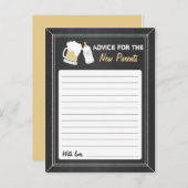 Ratschlag "Baby wird brauen" Hinweiskarte (Vorne/Hinten)