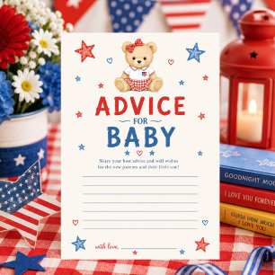 Ratschlag für Baby Mädchen Karte