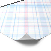 Ratschlag für das Fälligkeitsdatum Baby Girl Poste Poster (Ecke)