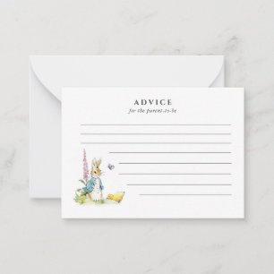 Ratschlag für den Elternteil Peter Rabbit Hinweiskarte