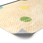 Ratschlag für den Fälligkeitsplan mit Bärenplakat Poster (Ecke)