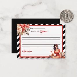 Ratschlag für den Pinup für die Retiree-Karte Mitteilungskarte