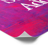 Ratschlag für die Kunstversorgung im Abstrakten Hi Poster (Ecke)