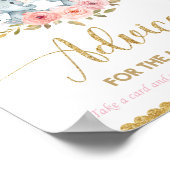 Ratschlag für die Mama, Elephant Twins Baby Shower Poster (Ecke)