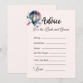 Ratschlag für die Schale "Brie and Groom Rainbow" Einladung (Vorne/Hinten)