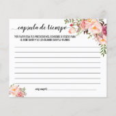 Ratschlag für die zweisprachige Babykarte (Rückseite)