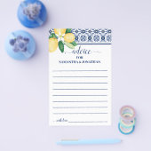 Ratschlag für ein Paar Brautparty Flyer (Einzeln)