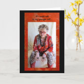 Ratschlag für mein jüngeres Selbst Karte (Gelbe Blume)