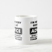 Ratschlag gegen Sarcasm Funny T - Shirt Kaffeetasse (Mittel)