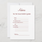 Ratschlag Hochzeitsbrauenteich Feiertagskarte (Vorderseite)