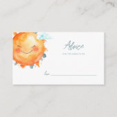 Ratschlag von Sunshine Boho für die Mama Begleitkarte (Vorderseite)