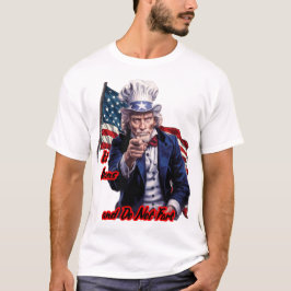 Ratschlag von unserem Patrioten Onkel Sam auf eine T-Shirt