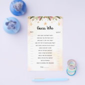 Ratschlag Wer Weihnachts Brautparty Game Card Flye Flyer (Einzeln)