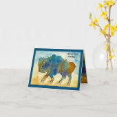 Ratschläge aus einem Buffalo Karte (Gelbe Blume)