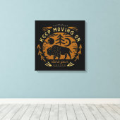 Ratschläge aus einem Buffalo Leinwanddruck (Insitu (Holzboden))