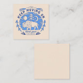 Ratschläge aus einem Buffalo Mitteilungskarte (Vorne/Hinten)