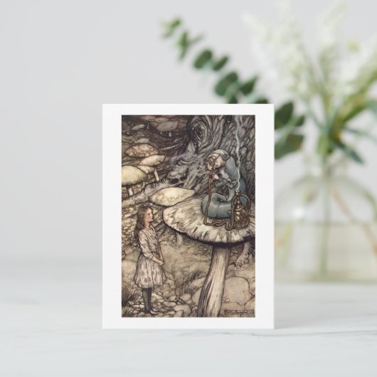 Ratschläge aus einer Raupe Postkarte (Stehend Vorderseite)