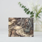 Ratschläge aus einer Raupe Postkarte (Stehend Vorderseite)