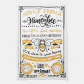 Ratschläge einer Honigbiene Geschirrtuch (Vertikal)