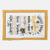 Ratschläge einer Honigbiene Geschirrtuch (Horizontal)