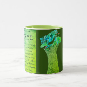 Ratschläge eines Baumes Zweifarbige Tasse