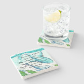 Ratschläge eines Untersetzer aus Whale Stone (Seitenansicht)