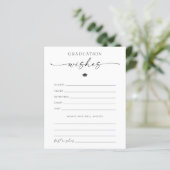 Ratschläge für Abschluss und wünscht Karten (Stehend Vorderseite)