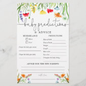 Ratschläge für Babyprognosen - Frühjahrsaussagen - (Vorderseite)