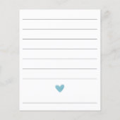 Ratschläge für das Babyduschenspiel der Eltern (Rückseite)