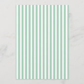 Ratschläge für das Bride Mint Green Gold Brautpart Hinweiskarte (Rückseite)