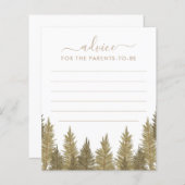 Ratschläge für das Woodland Baby Shower Game (Vorne/Hinten)