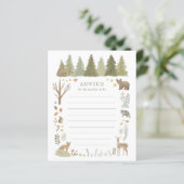 Ratschläge für das Woodland Baby Shower Game (Stehend Vorderseite)