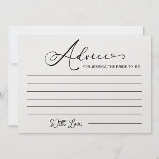 Ratschläge für die Begleitung von Brautpartys Einladung