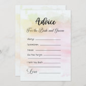 Ratschläge für die Braut- und Gräuelrosa-Sterne Einladung (Vorne/Hinten)