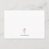 Ratschläge für die Bride Cards | Botanischer Mason Hinweiskarte (Rückseite)