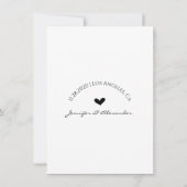 Ratschläge für die Bride & Groom-Karte Einladung (Rückseite)