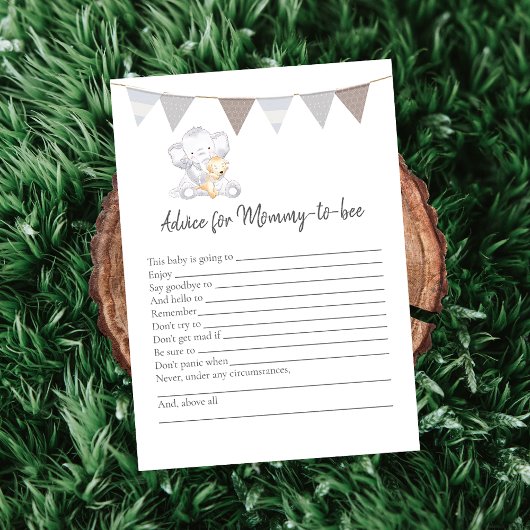 Ratschläge für die Elefantenkarte für Mama-zu-Game Programm