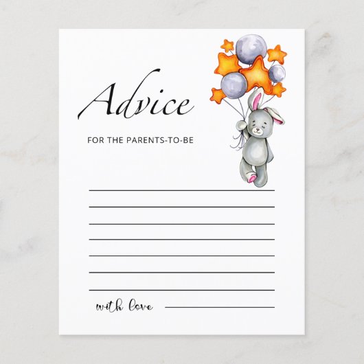 Ratschläge für die Eltern als Karte (Vorderseite)