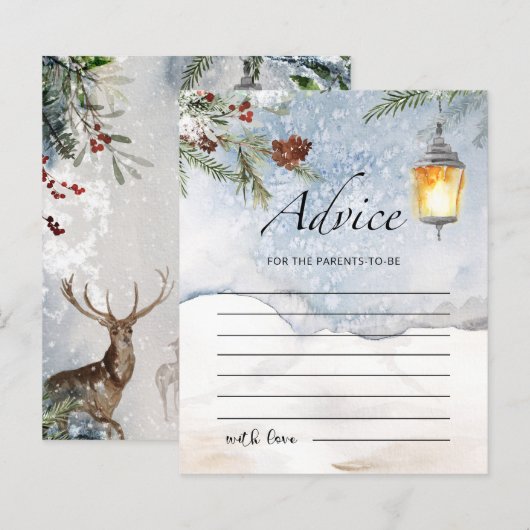 Ratschläge für die Eltern als Karte (Vorne/Hinten)