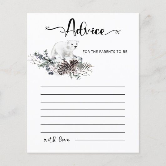 Ratschläge für die Eltern als Karte (Vorderseite)