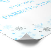 Ratschläge für die Eltern, das "Winter Blue Sign" Poster (Ecke)