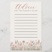 Ratschläge für die Eltern von Boho Floral Flyer (Vorne)