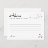 Ratschläge für die Elternschaft Ankündigungspostkarte (Vorne/Hinten)