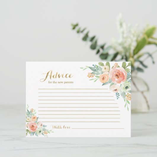 Ratschläge für die Mutter Einladung (Stehend Vorderseite)