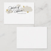 Ratschläge für die Wolkendusche der Eltern zu den Begleitkarte (Vorne/Hinten)