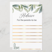 Ratschläge für Eltern, Babydusche zu spielen (Vorne/Hinten)