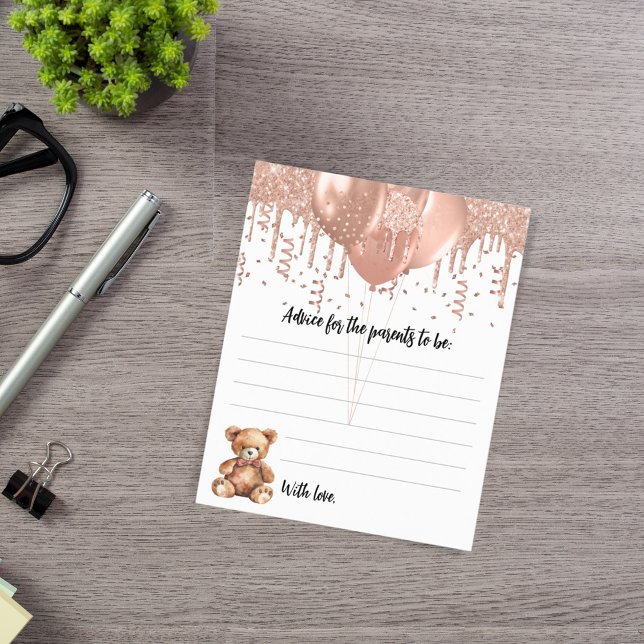 Ratschläge für Eltern Ballons Teddy Bär Babydusche (Von Creator hochgeladen)