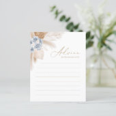 Ratschläge für Eltern Boho Pampas Grass Baby Showe (Stehend Vorderseite)